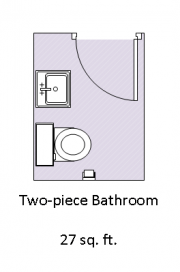 What Is A 2 Piece Bathroom