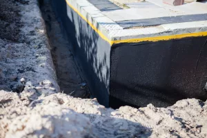 waterproofing on concrete foundation type