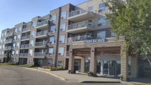 Westpark Condominiums in Callingwood, Edmonton - Exterior Front
